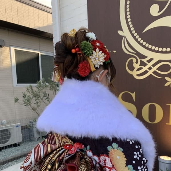 成人式アップスタイル