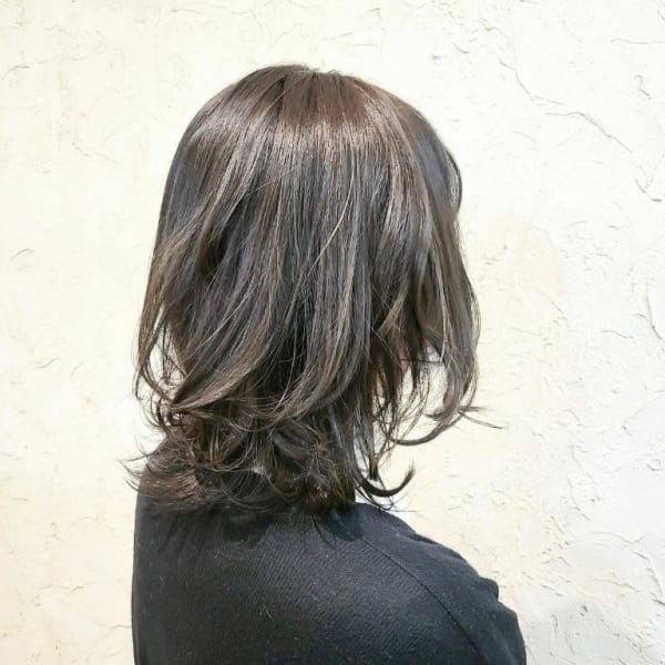 【flor 戸塚】*くびれセミディ+スモーキーアッシュ*