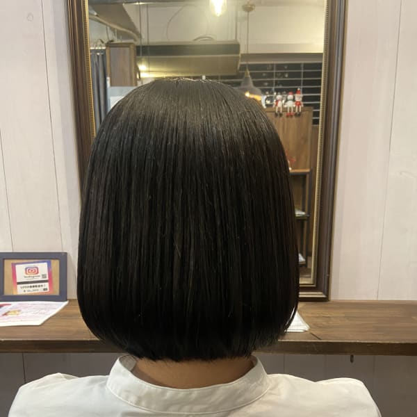 内巻きボブ