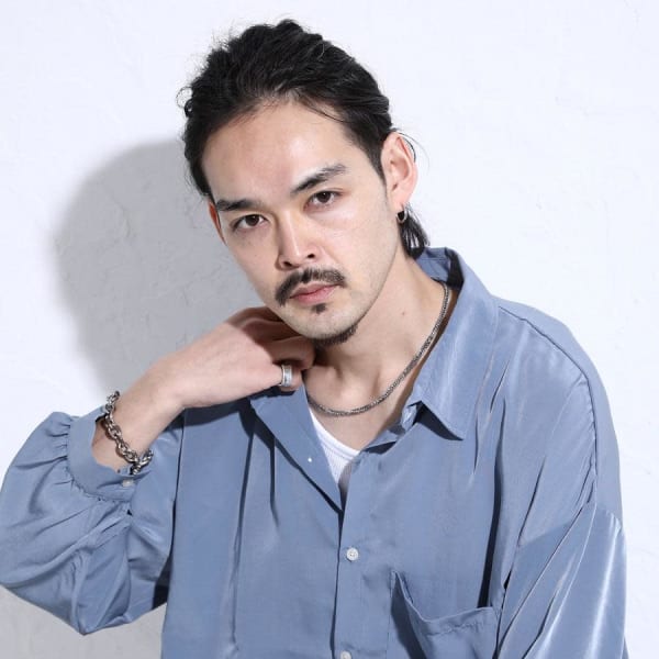 #メンズミディアム #メンズパーマ #侍ヘア