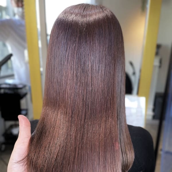 人気のパープルアッシュ//イルミナ艶カラー|Ort