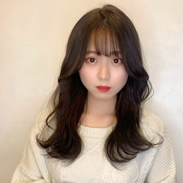 エギョモリくびれ韓国ヘア