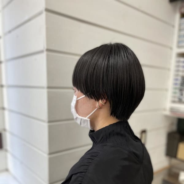 ハンサムショート マッシュ