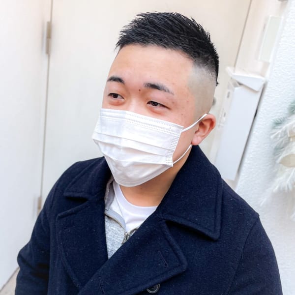 スキンフェードショートスタイル【ヒロ銀座】