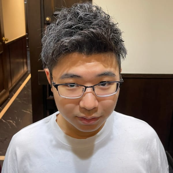 ツーブロックアップバング【ヒロ銀座】