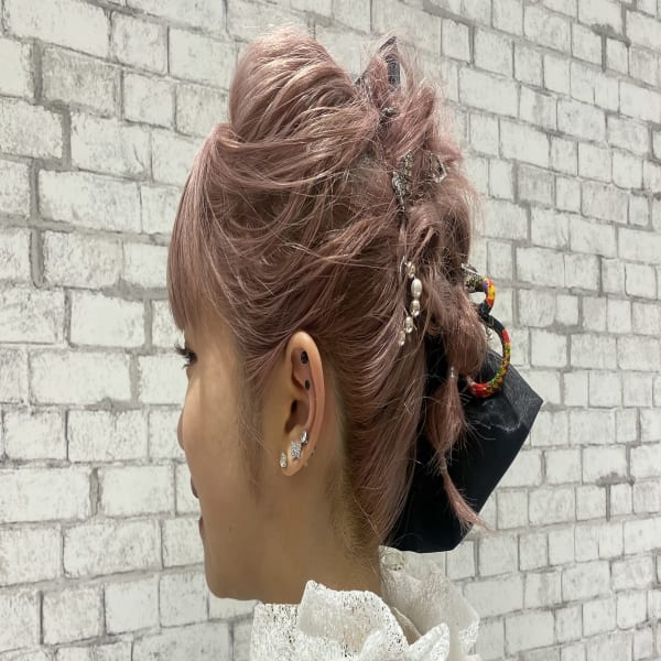 成人式アップスタイル