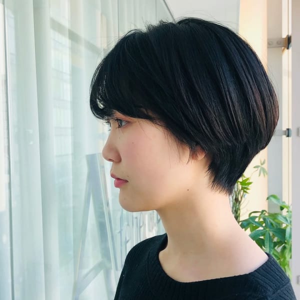 黒髪×マッシュショート|Atelier JD PARIS 札幌大通店