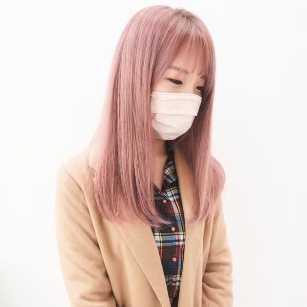 《e's中目黒美容室》春気分♪ピンクベージュ【Genta】