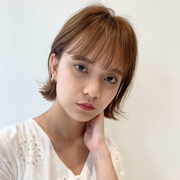 ☆切りっぱなしボブ×ワイドバング☆|Air Bijou