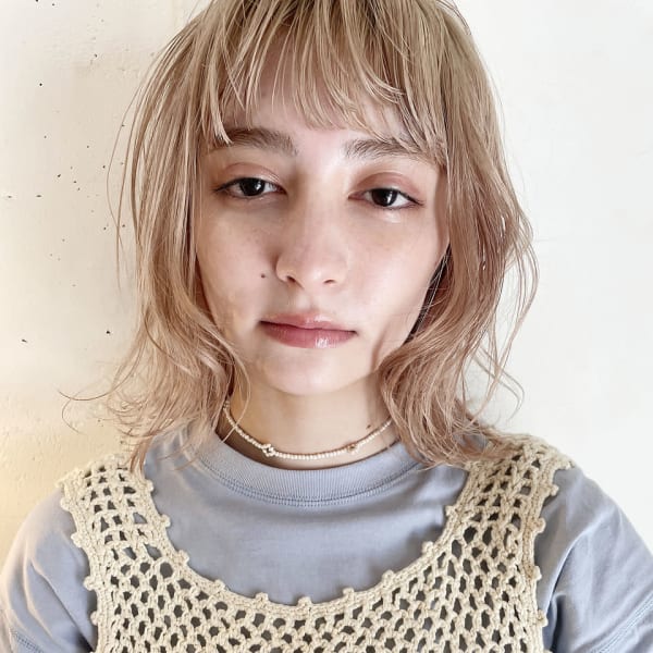 ベージュスノーホワイトBOB|KAZE 代官山