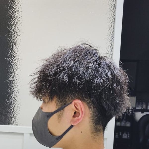 ツーブロック/ツイストパーマ