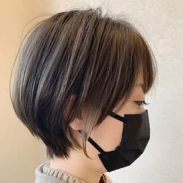 インナー×ショートヘア