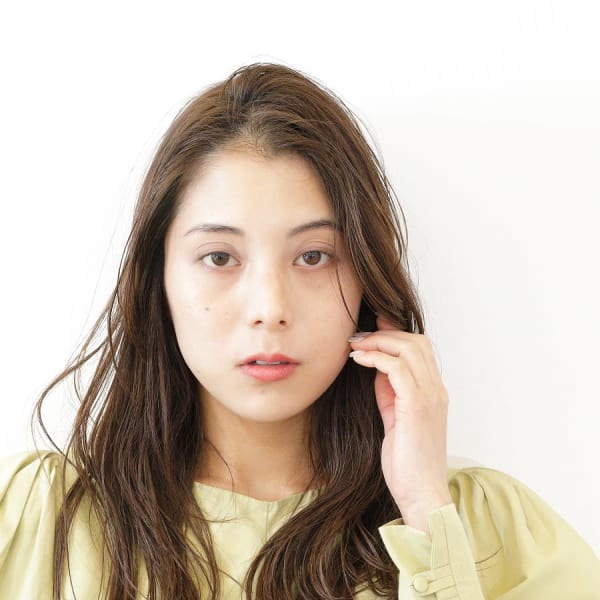 30代・40代・50代ミルクティーベージュ×レイヤーセミ|WORLD BEAUTY VIVALTO宝塚店