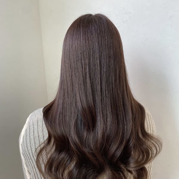 ダークブラウン/ナチュラルカラー/トリートメント/ロングヘア