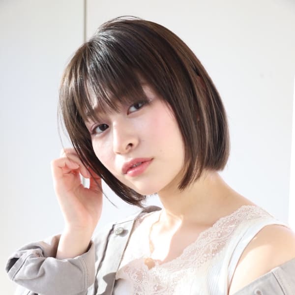 【自由が丘　SENSE  】ストレート感が今っぽいボブ|SENSE beauty salon