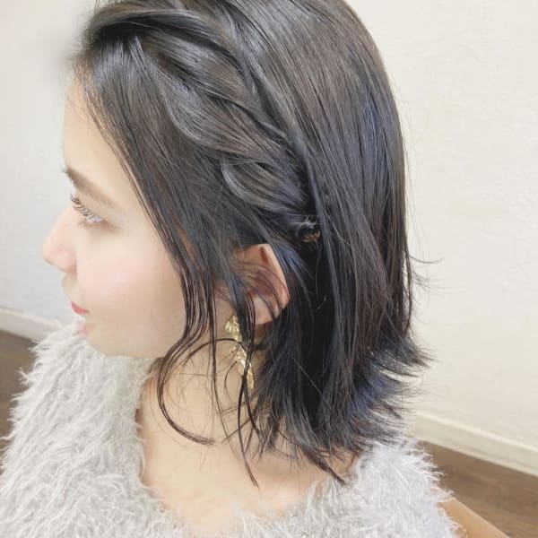 短くてもOK!ねじりロープアレンジ