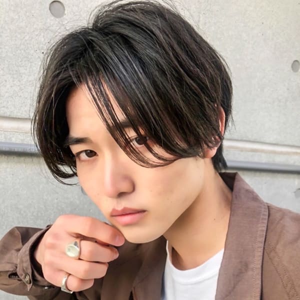 #大人カジュアル#ナチュラル#韓国#マッシュ#センターパート|acoron 新宿