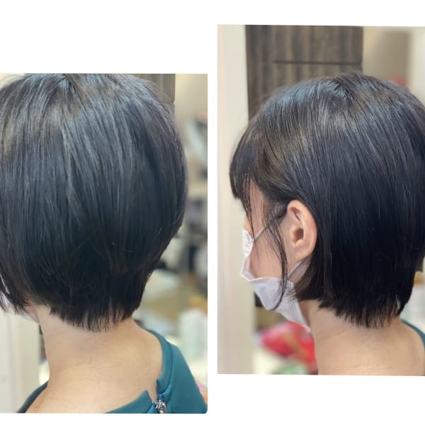 耳掛けオシャレボブ|amicus prier