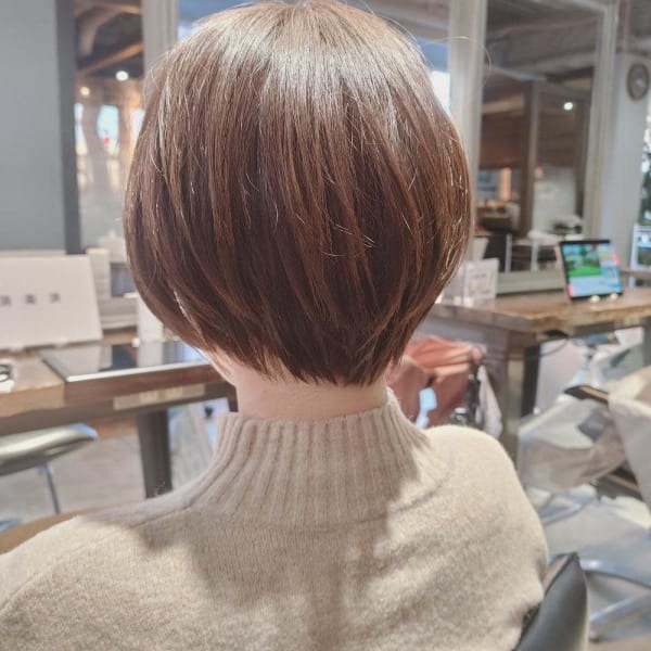 長持ち。ナチュラルなショートボブ