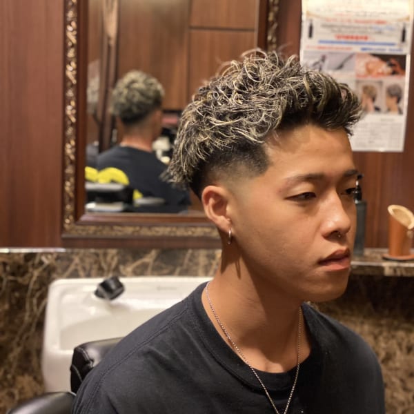 ツーブロックフェードスタイル/神楽坂バーバー/飯田橋バーバー