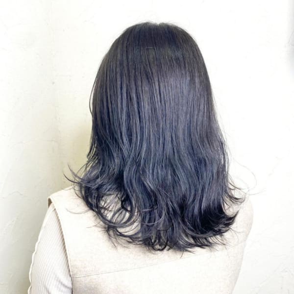 【Reir下北沢】*フレンチガーリー+ネイビーブラック*