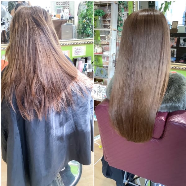 【40歳代】王妃の水ヘアエステ(施術例)|JHSI公認【頭皮、髪エステ専門店】HairVall RaQ