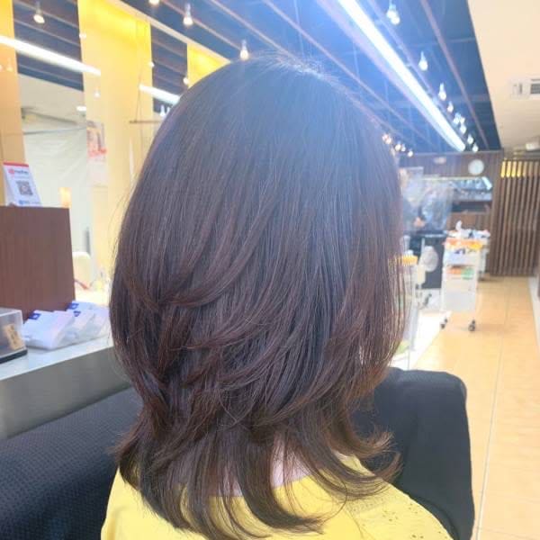 デジパ/ウルフ/くびれ/レイヤーカット/小顔/30代40代