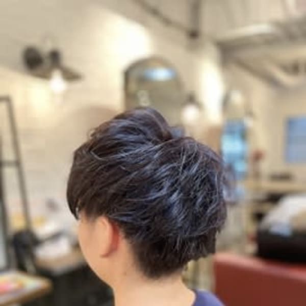 【ARCH mew 竹村】メンズブルーアッシュ