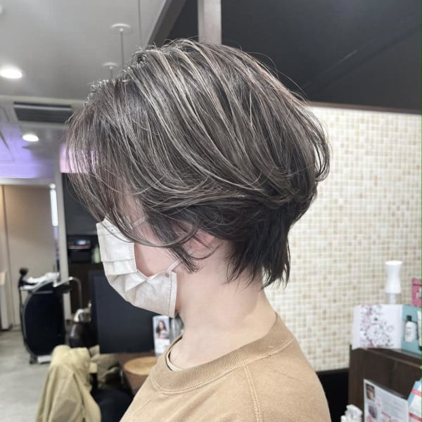 ★オリジナルハイライト×ハンサムショート★