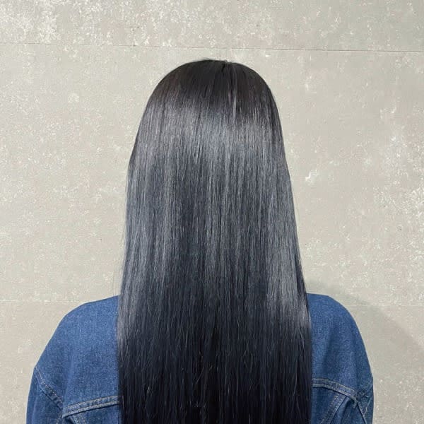 縮毛矯正/毛先カット/ヘアカット/髪質改善/黒髪/学割