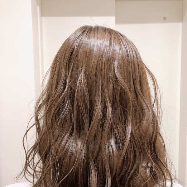 ミルクティーベージュ/ベージュカラー/ブリーチなし/福岡