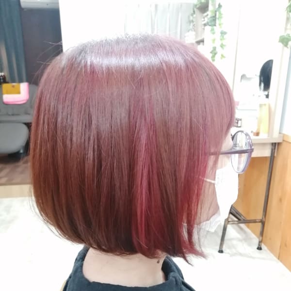 定番ボブヘアー