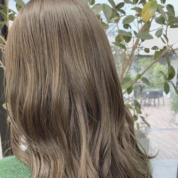 ベージュカラー/韓国ウェーブ/20代