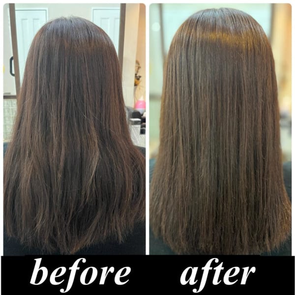 美髪整形ストレート（薬剤のオリジナルブレンドで艶感抜群）