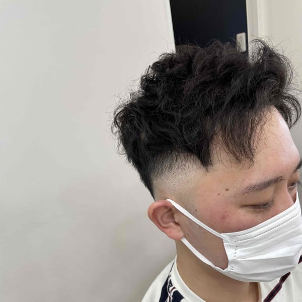 メンズスパイラルパーマ