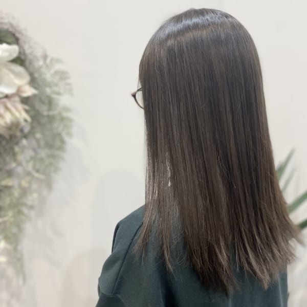 ケアブリーチでつくる≪グラデーションカラー≫グレージュ