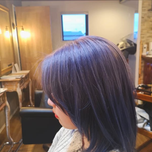 透明感パープルアッシュ|Charites