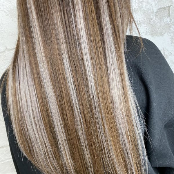エクステ長さだし/ハイライト/20代30代¥25000