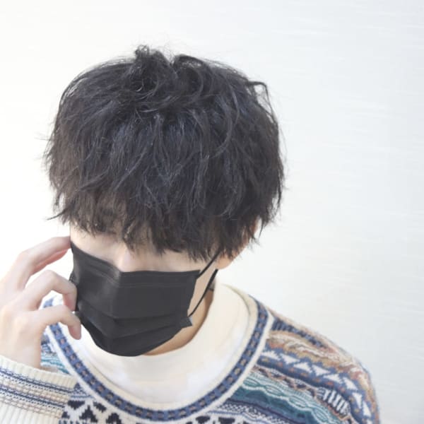 波打ちマッシュ(波巻きパーマ)|Hair Space SAI