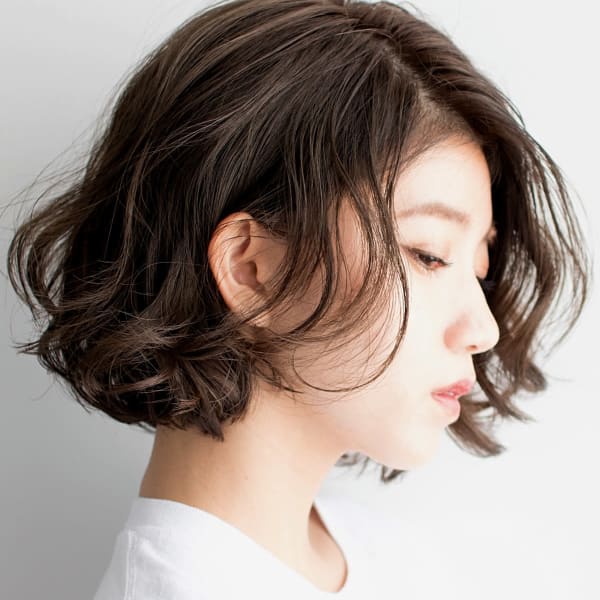 ボブ×デジタルパーマ