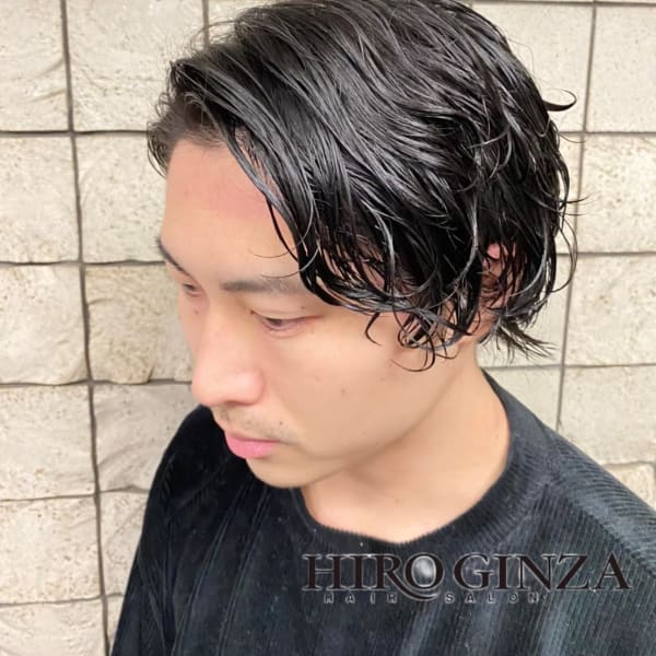 韓国ナチュラルスタイル/ヒロ銀座/理容室/メンズ