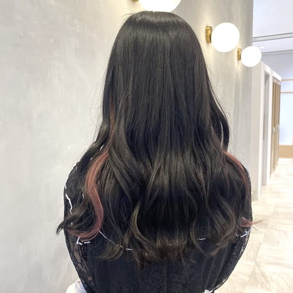 イヤリングカラー×ピンク