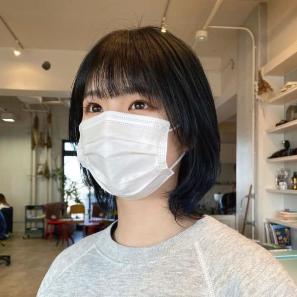 【CHESTER】暗髪 ウルフ ショートウルフ