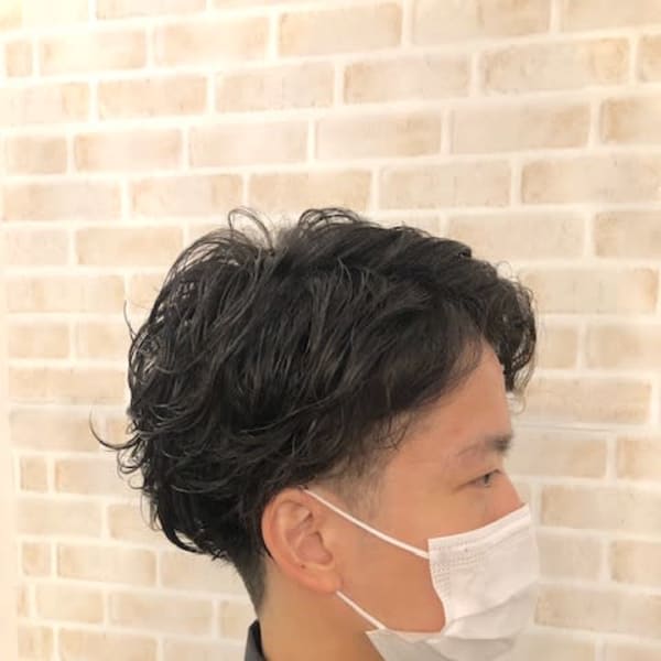 メンズデザインパーマ|Flow