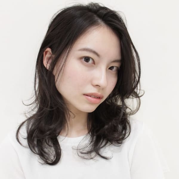 大人色カラー、軽やか低温デジタルパーマ