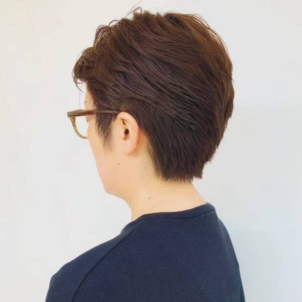 ベリーショート/グラデーション/白髪染め/50代60代/