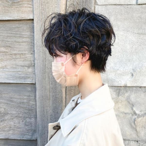 【151e_戸塚】*ベビーバングショート+モノトーン*