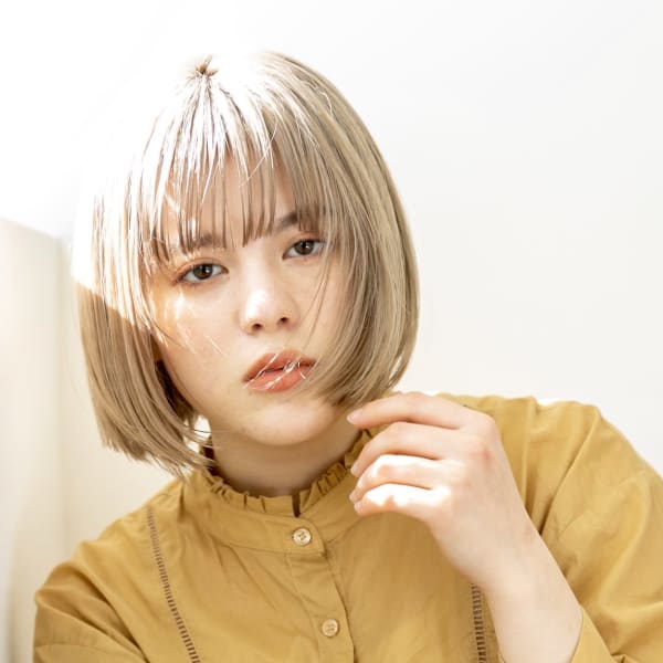 ベビーバングシンプルボブ|CLAN