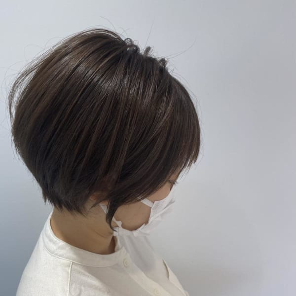 丸みショートボブ