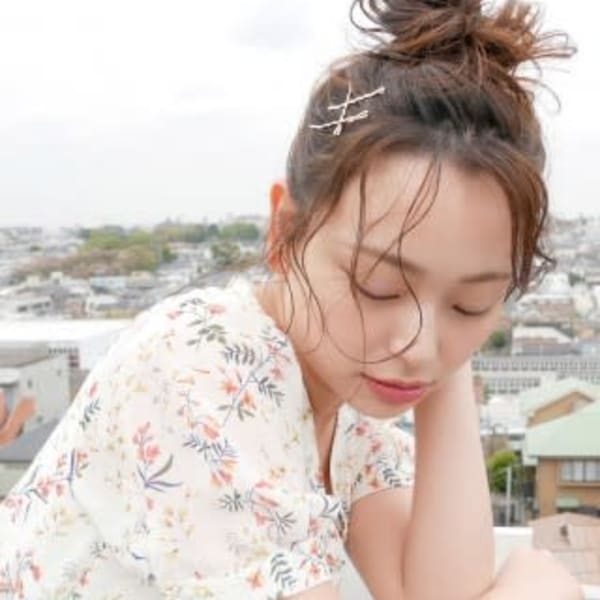 ふんわり可愛いお団子アレンジ